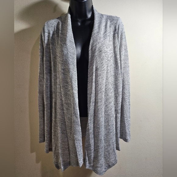 NWT Kim Rogers Open Front Lightweight Knit Cardigan Sweater Petite Small - Picture 3 of 8